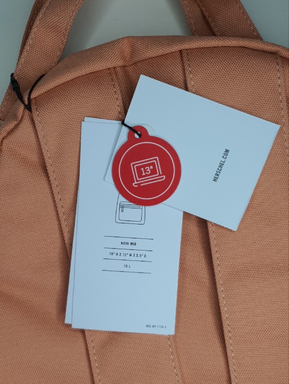 Herschel Nova Mid 18L Backpack NWT - Picture 6 of 10